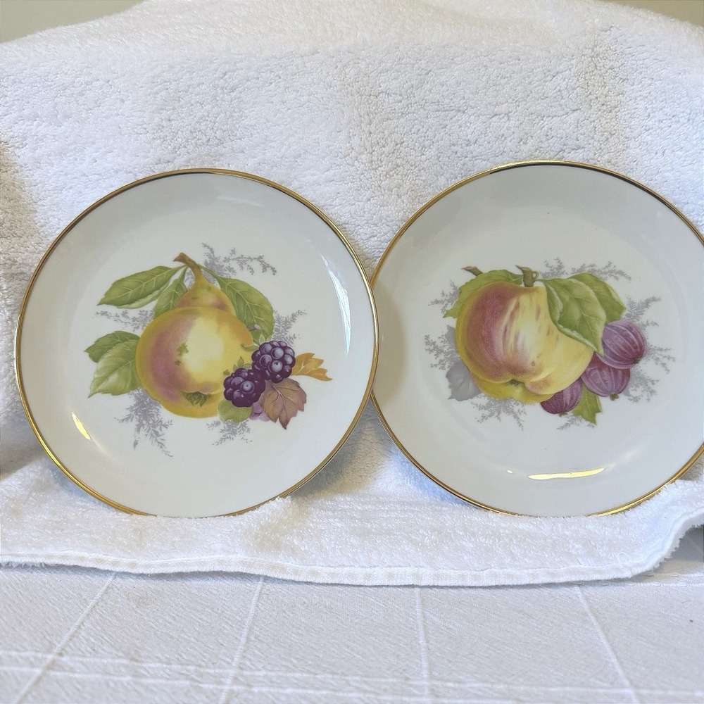 Vintage Set Of 2 Johann Haviland Fruit Salad Plates